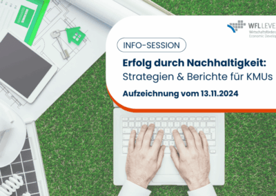 Aufzeichnung der Info-Session: Nachhaltigkeitsstrategien und -berichterstattung