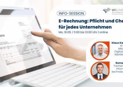 Info-Session: E-Rechnung – Pflicht und Chance für jedes Unternehmen